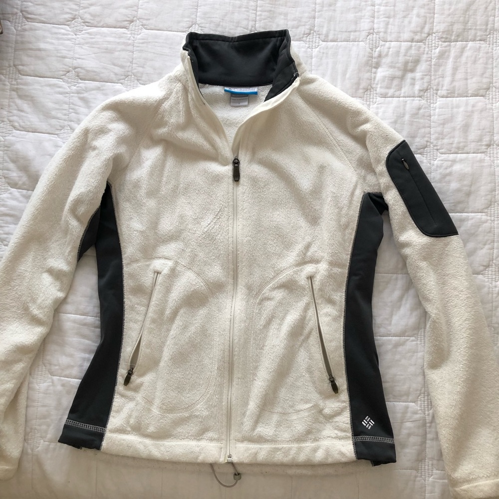 Columbia sportswear, white jacket - size small